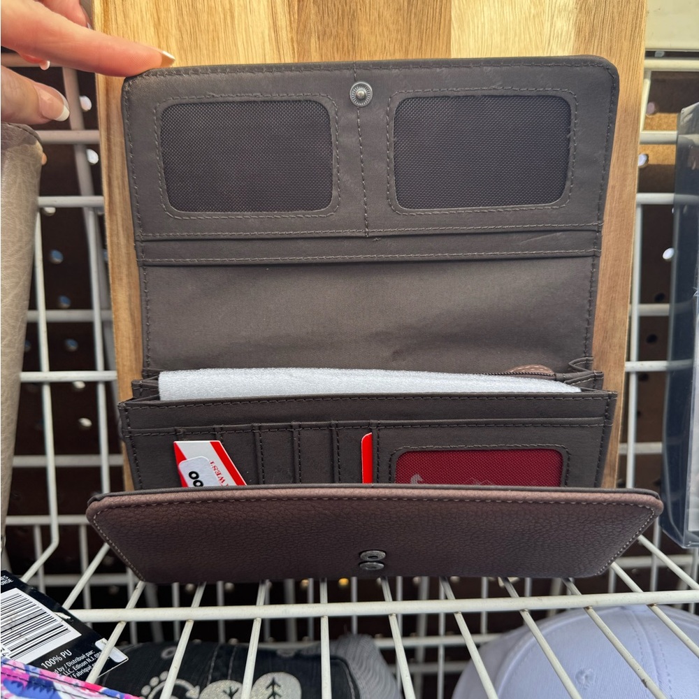 Montana West Brown Studded Wallet - Picture 2 of 2